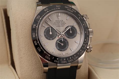 rolex daytona weißgold oysterflex